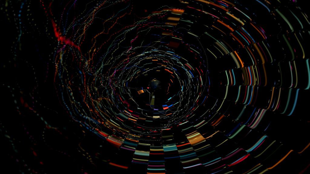 Túnel infinito alusivo al artículo "Jorge Luis Borges y la Inteligencia Artificial".