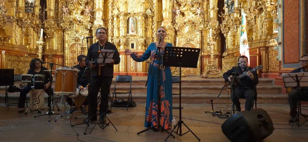 Xavalii Ensamble actuando en el Museo Nacional del Virreinato en Tepozotlán Edo. Mex.