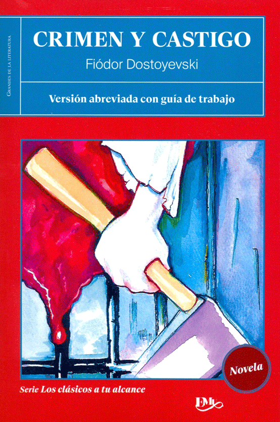 Portada libro "Crimen y castigo" de Fiodor Dostoyevski.
