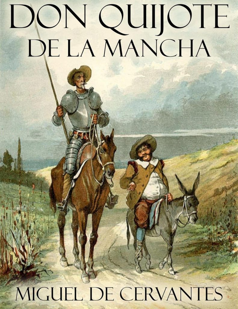 Portada "Don "quijote" de Miguel de Cervantes.