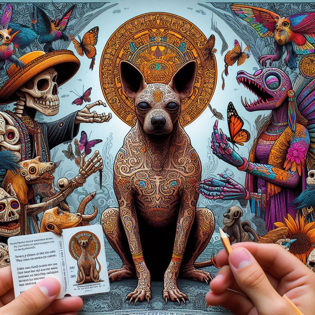 Bestiario místico de día de muertos