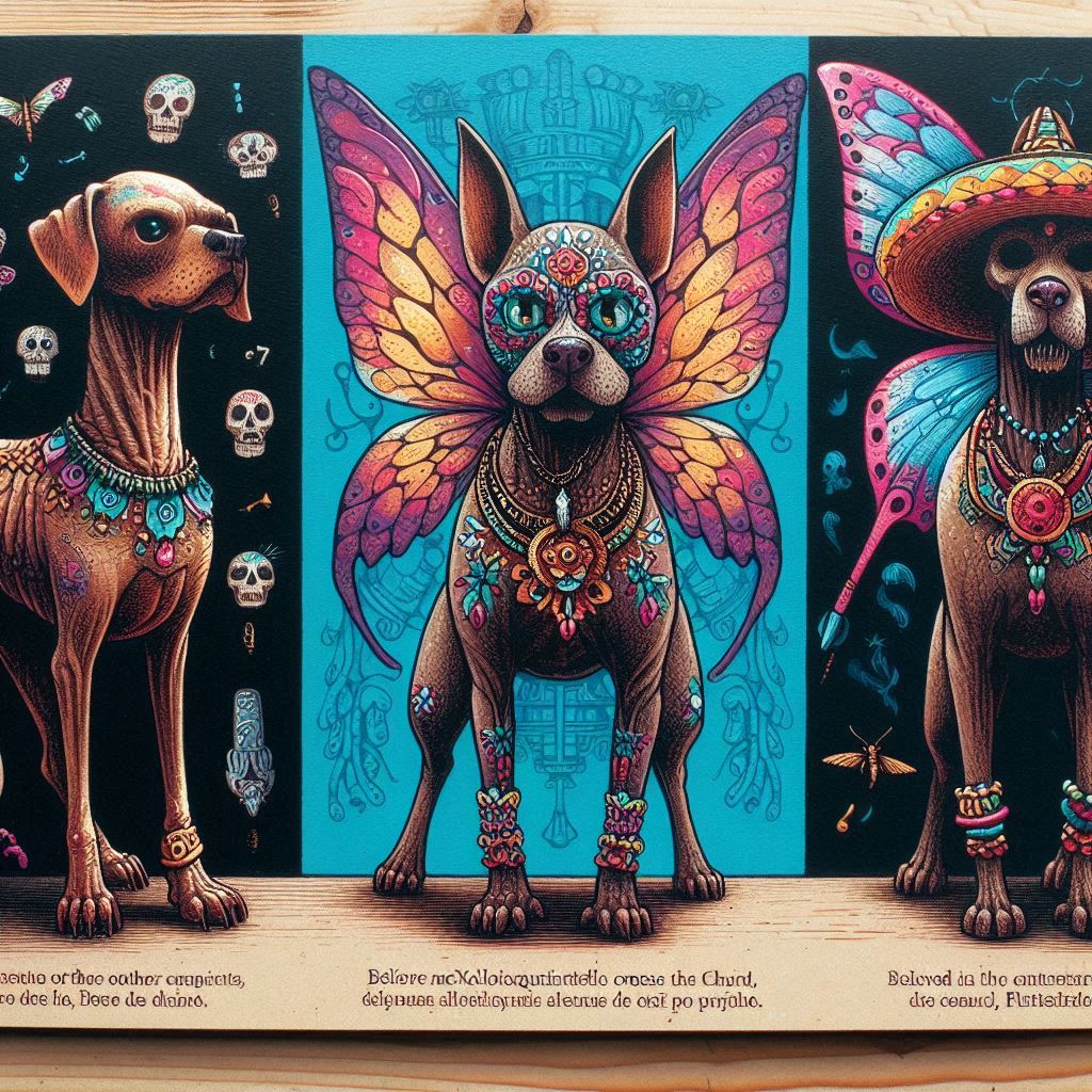Bestiario místico de día de muertos