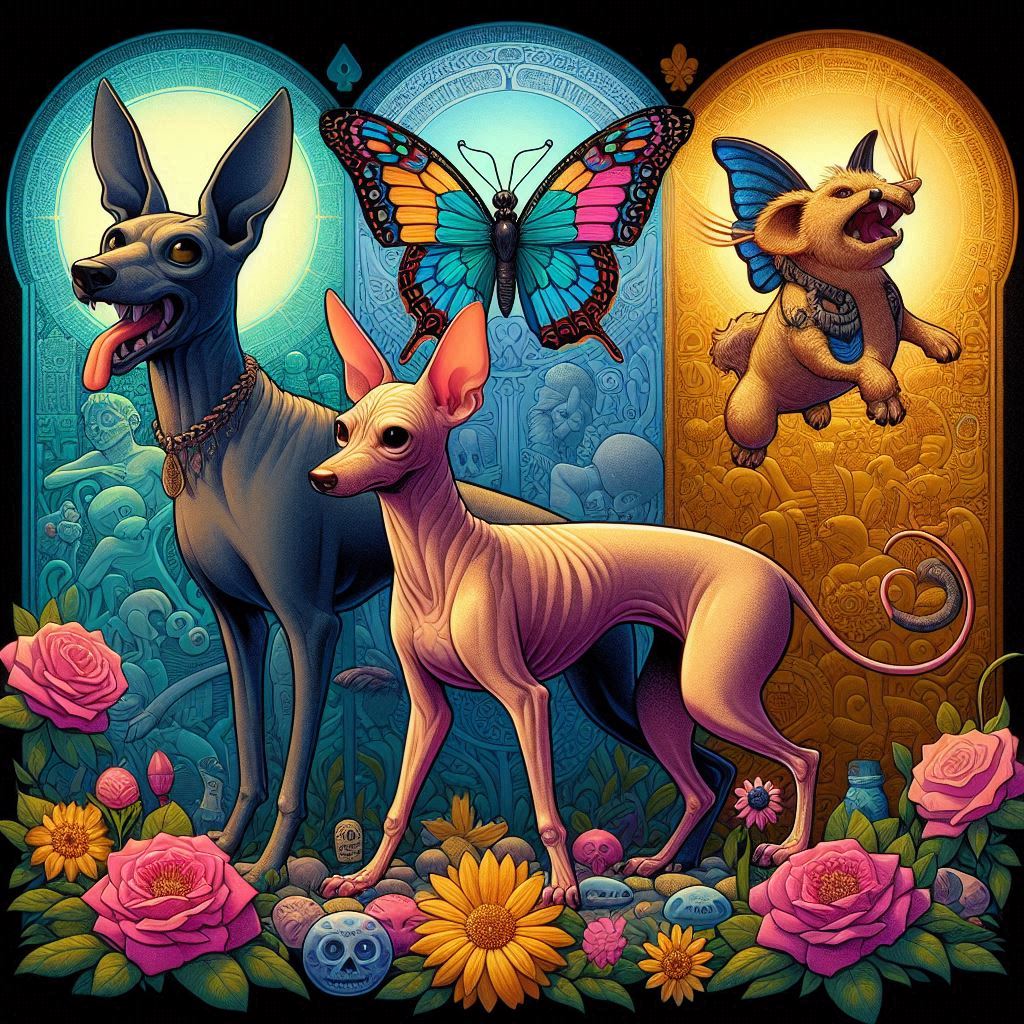 Bestiario místico de día de muertos